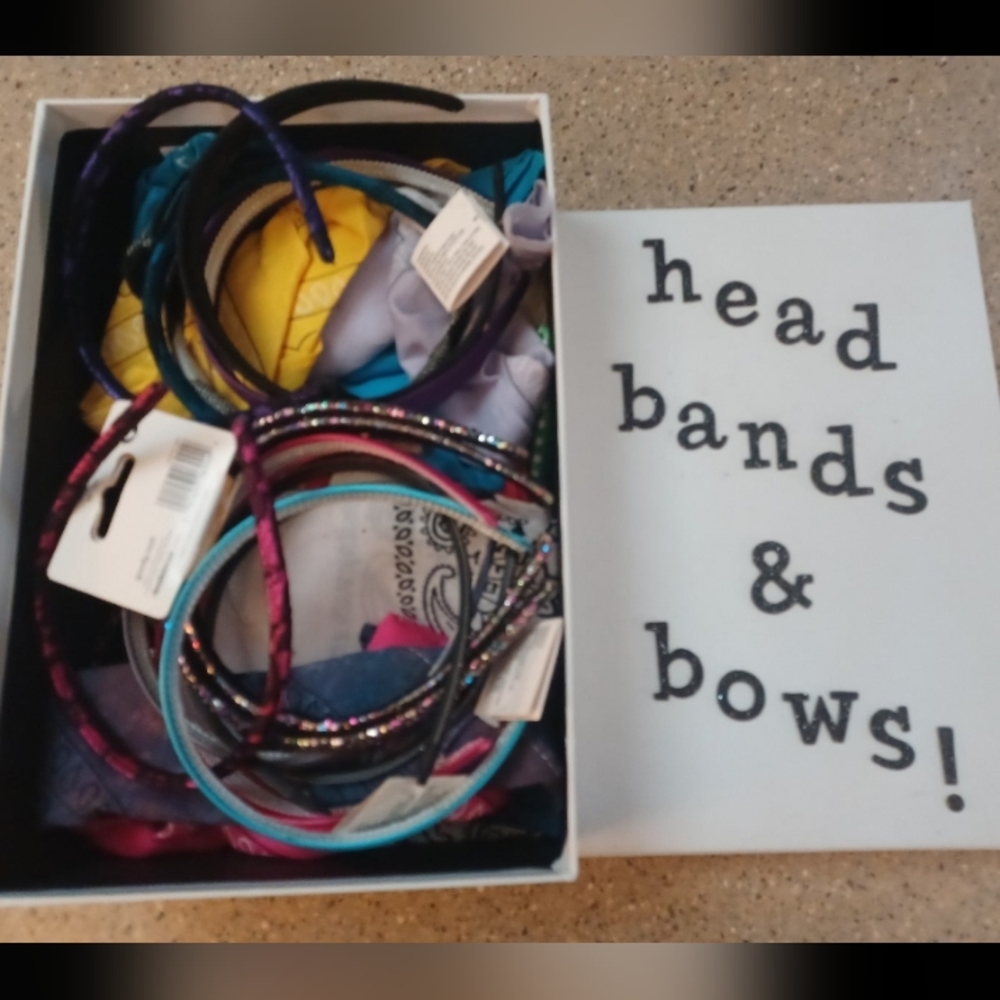 Headbands, Bows, Hair Ribbons, Hair Accessories, Earings and More Bundle Box